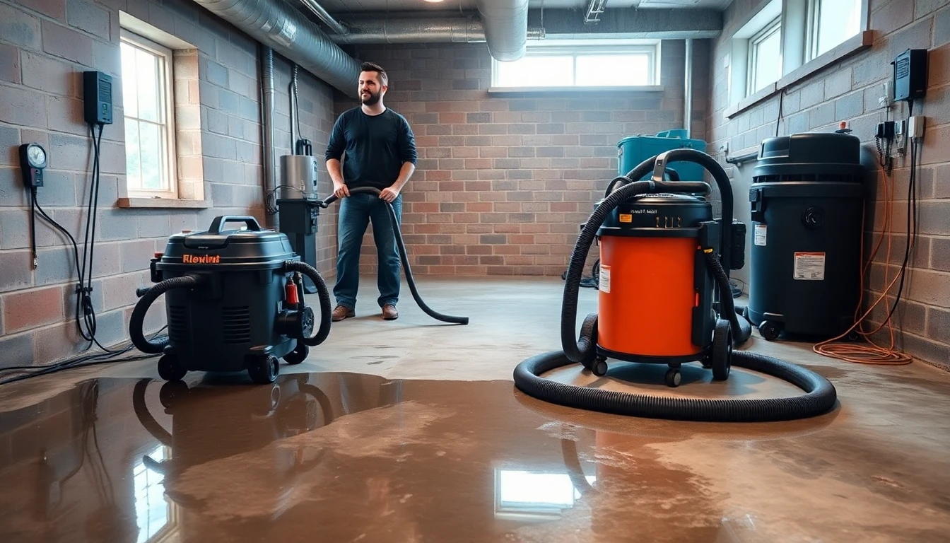 Basement Flood Cleanup
